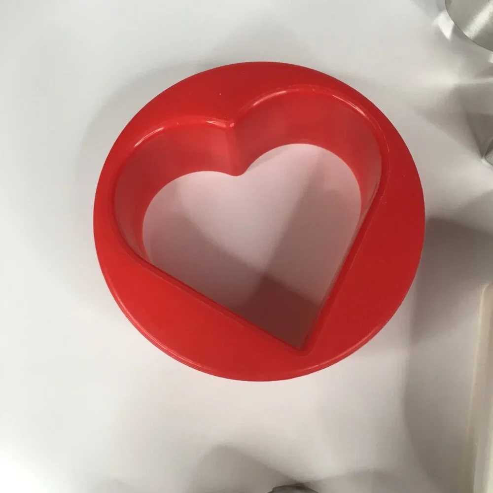 6 Cookie Cutters Various Shapes Carousel Hearts Cross Shamrock Clover Airplane